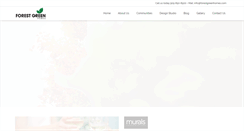 Desktop Screenshot of forestgreenhomes.com