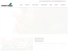 Tablet Screenshot of forestgreenhomes.com